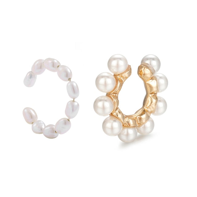 NandE Pearl Ear Cuff