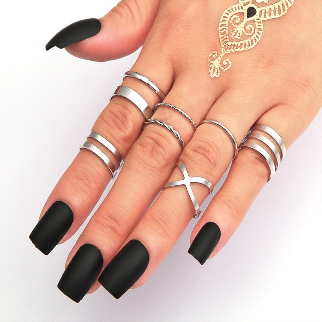 Cool Hip Pop Rings Multi-layer