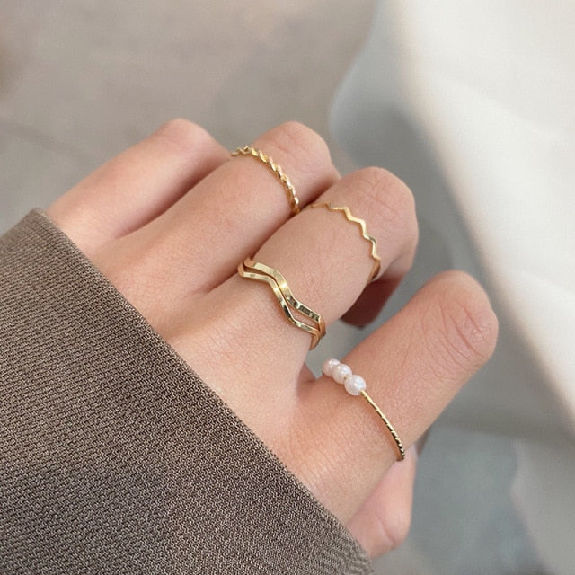 Cool Hip Pop Rings Multi-layer