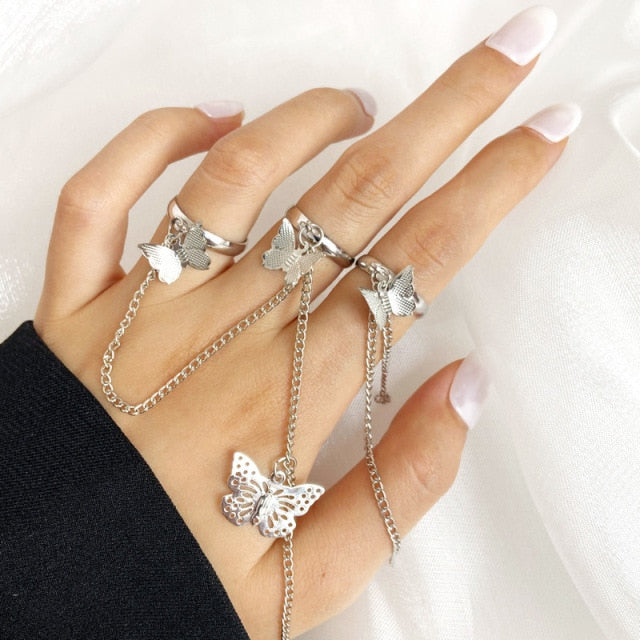 Cool Hip Pop Rings Multi-layer