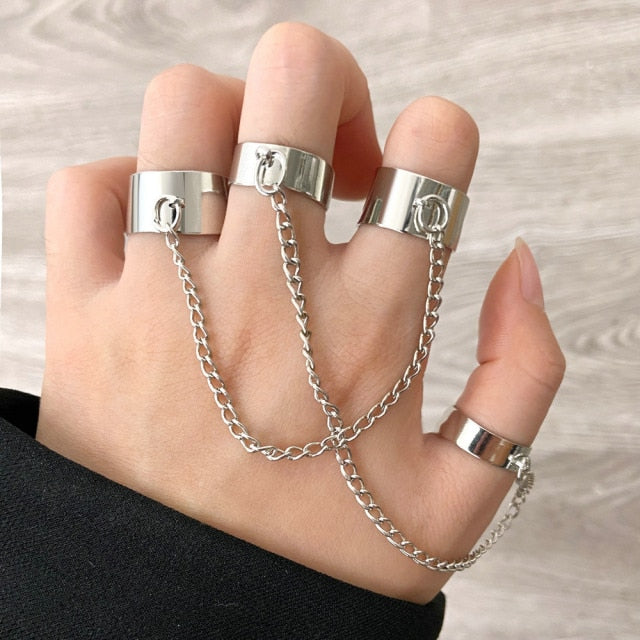 Cool Hip Pop Rings Multi-layer