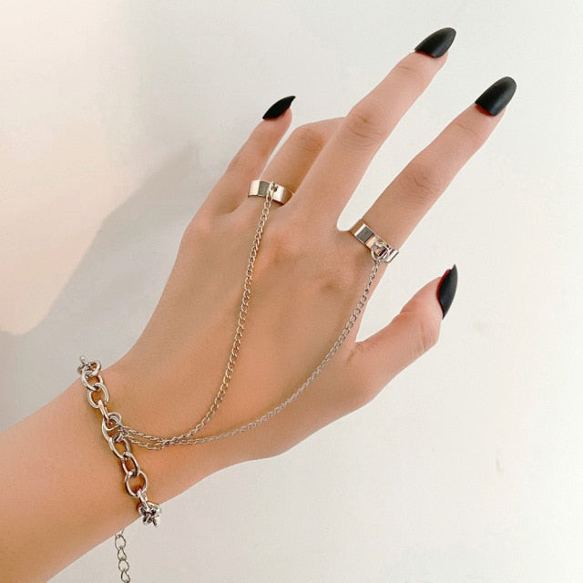 Cool Hip Pop Rings Multi-layer